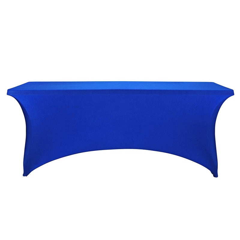 LZY Spandex Fitted Stretch Table Cover for 6 ft or 4ft or 8ft Folding Table, Rectangular Cocktail Tablecloth, Perfect for Party or Banquet - Image 2